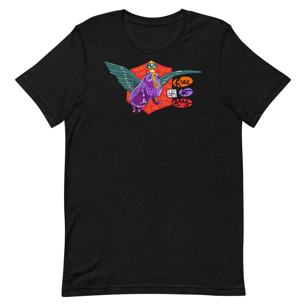 Free to Fly - Lebo Unisex Short Sleeve T-Shirt